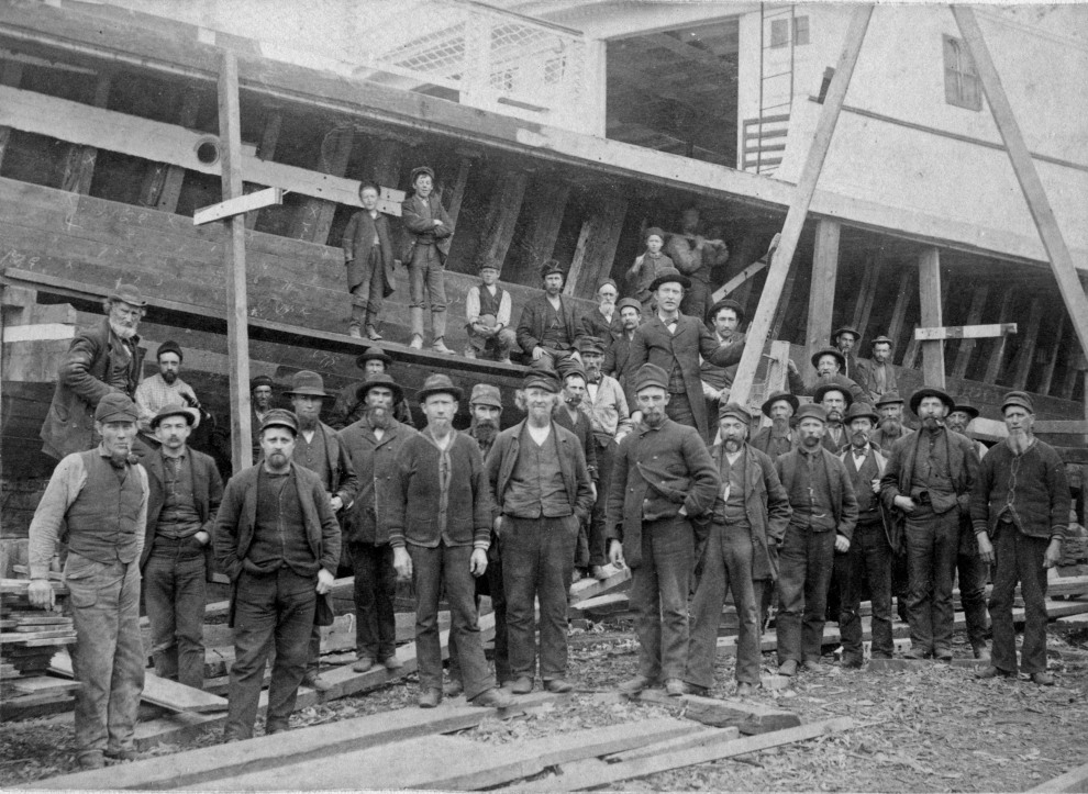 Boatbuilders at Rondout