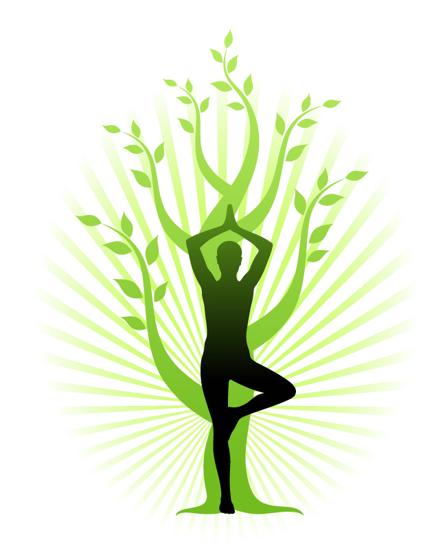 Tree pose yoga